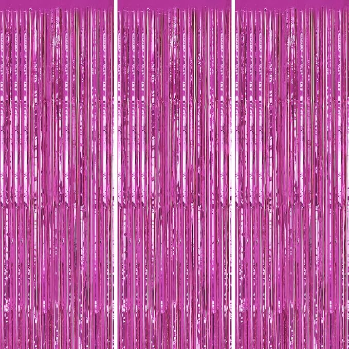 3 Pack Foil Fringe Backdrop by DECOCKRAT