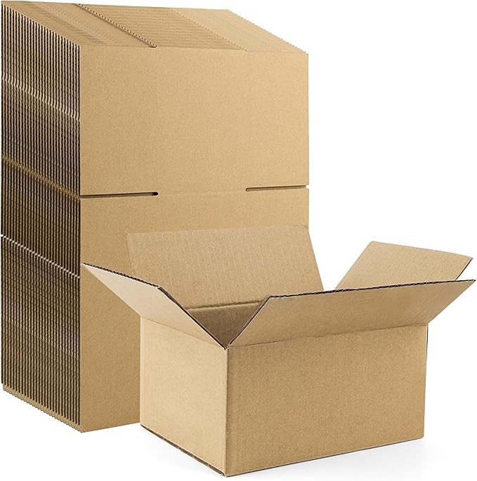 Frametory 8x6x4 Pack of 28 Corrugated Cardboard Packing Shipping Mailing Moving by Frametory