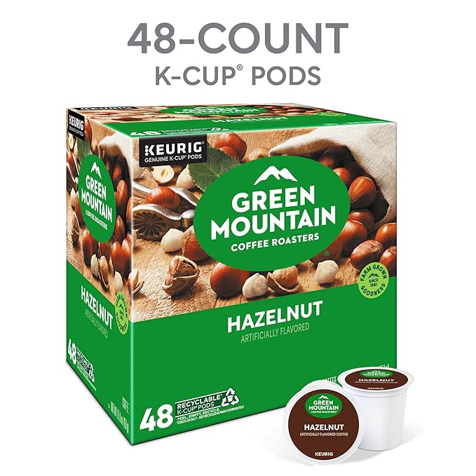 Green Mountain Coffee Roasters Hazelnut Coffee, Keurig Single Serve K-Cup Pods - Image 3