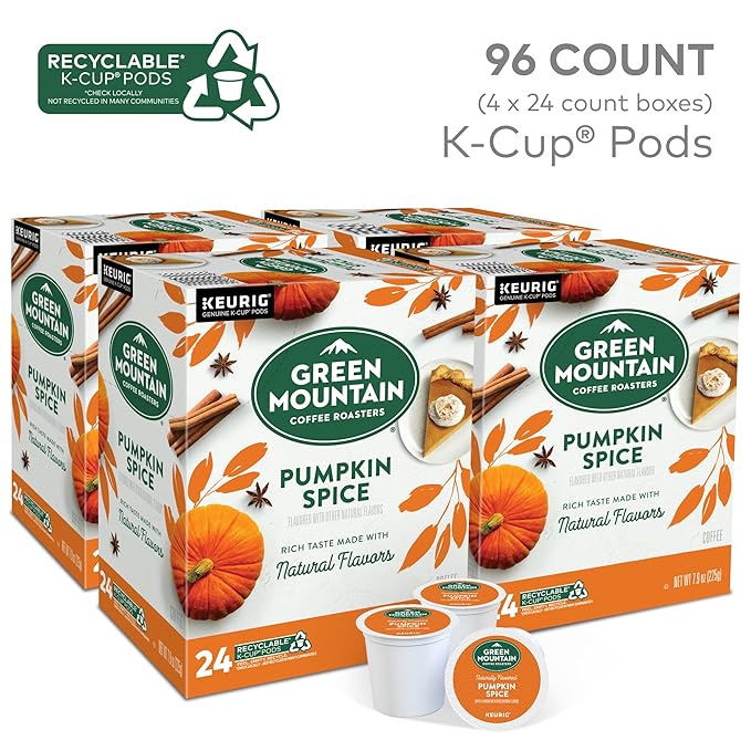 Green Mountain Coffee Roasters Pumpkin Spice Coffee, Keurig Single-Serve K-Cup - Image 2