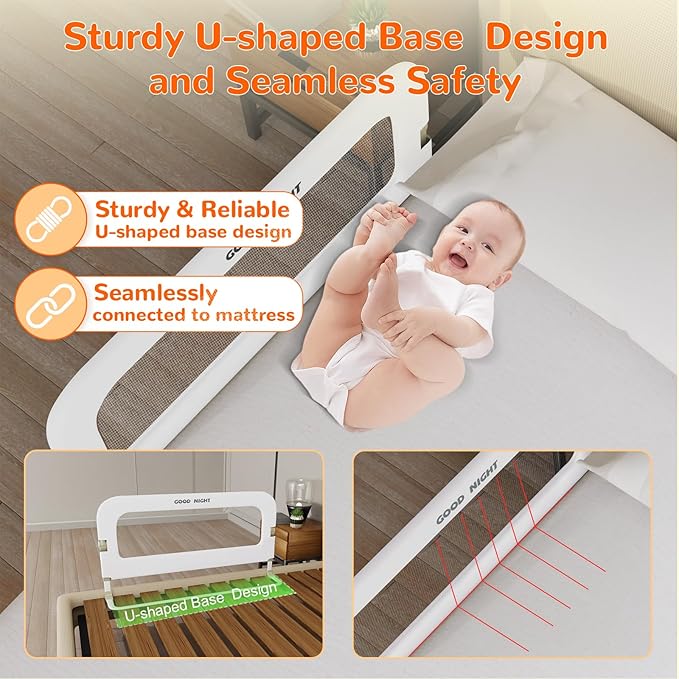 Bed Guard Rail for Toddlers - Image 4
