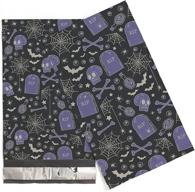 6x9 Poly Mailers – Spooky Halloween – Waterproof, Tear-Resistant Shipping Bags - Image 7