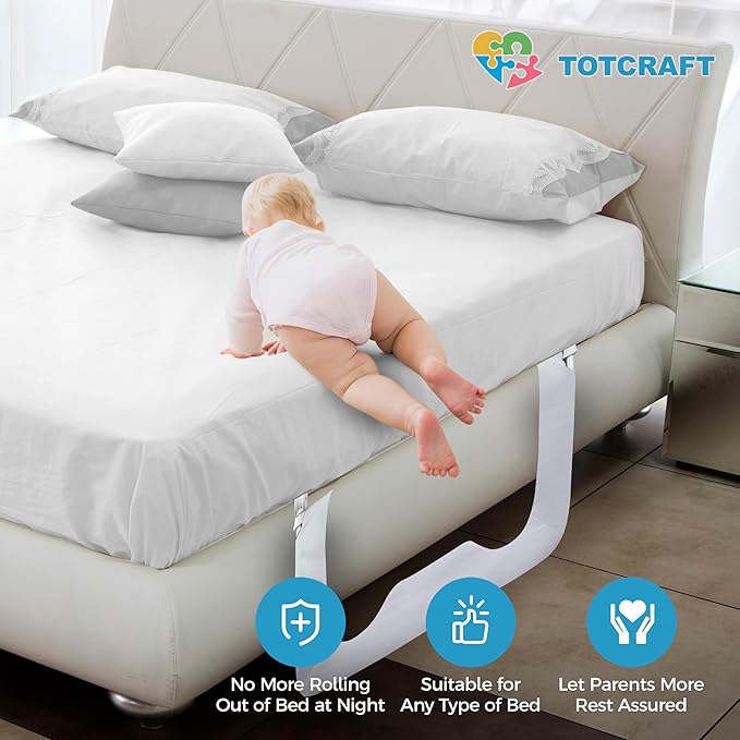 TotCraft Bed Safety Rails for Toddlers - Image 5