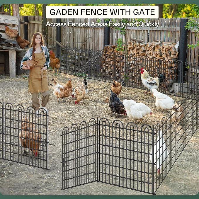 15 Panels Tall Garden Animal Barrier Fence - Image 6