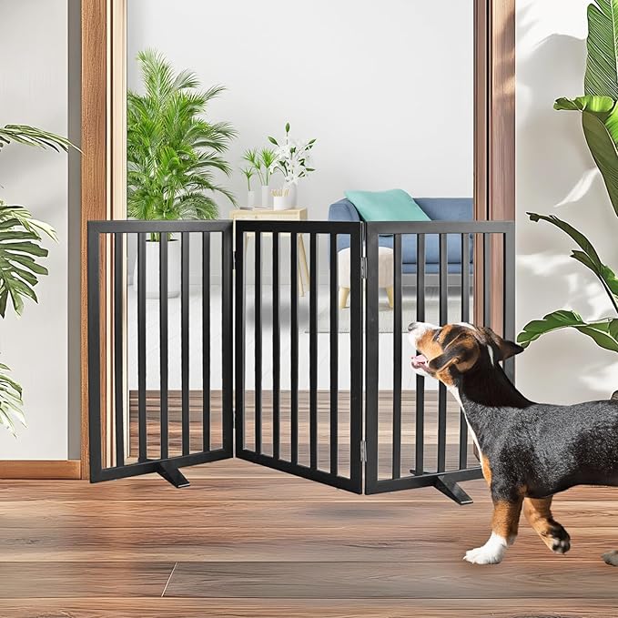 ZJSF Freestanding Indoor Dog Gate - Image 2