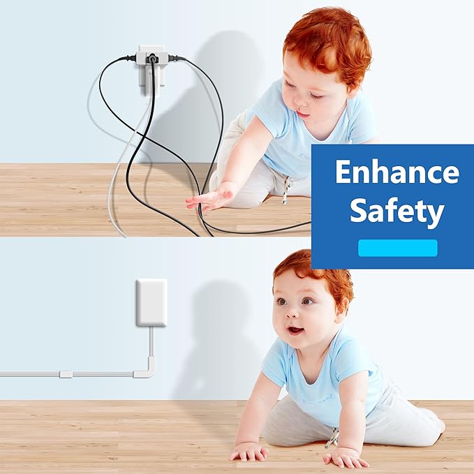 LIDER Outlet Extender with 3 Receptacles, 21W USB Type-A, and 2 USB Type-C - Image 6
