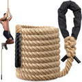 Climbing Rope Gym Workout - 10FT 15FT 20FT 25FT 30FT 35FT Heavy Duty Jute Thick by HOME