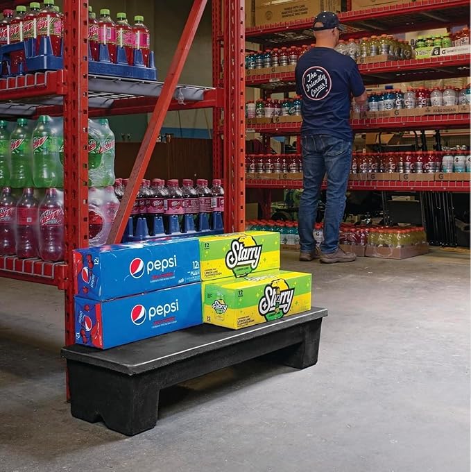 PolyMight Narrow Heavy-Duty Plastic Poly Dunnage Rack - Image 6