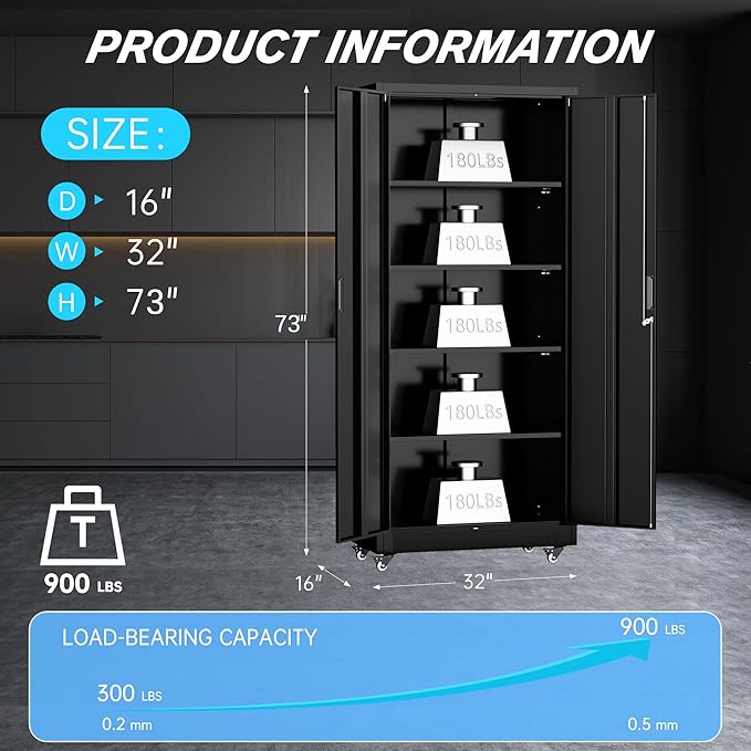 Superday Garage Storage Cabinet - Image 3