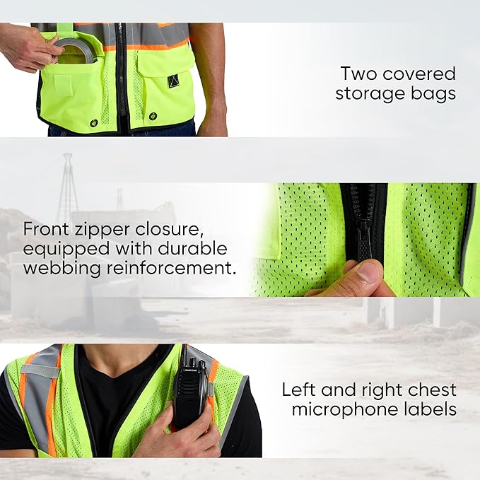 SRsafety High Visibility Vest, Security Vest - Image 4