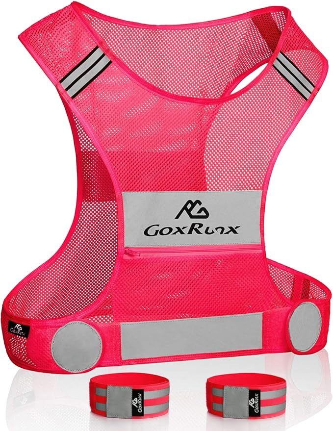 Reflective Vest Running Gear, Lightweight Reflective Safety Vests by GoxRunx