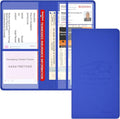Car Insurance and Registration Holder, 9.5 x 5 Inch PU Leather Vehicle Glove by Techion