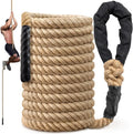 Climbing Rope Gym Workout - 10FT 15FT 20FT 25FT 30FT 35FT Heavy Duty Jute Thick by HOME