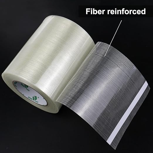 BOMEI PACK Wide Strapping Tape 6Inch, Heavy Duty Reinforced Packing Tape - Image 3