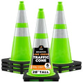 28” Lime Green Traffic Cone by XposeSafety