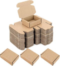 Ellbest 50pcs Kraft Brown Box 1.5mm Thick Cardboard Boxes, 3.6 x 2.6 x 1.2 by Ellbest