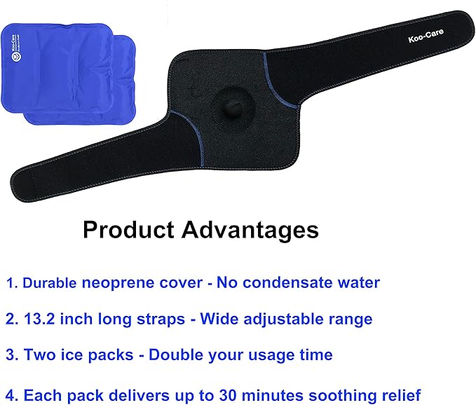 Koo-Care 2 Knee Gel Ice Pack & Wrap - Image 4