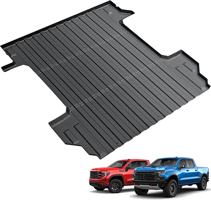 Truck Bed Mat Fit for 2019-2026 Chevy Silverado 1500 & Sierra 1500, 5.8FT All by LUMWAY