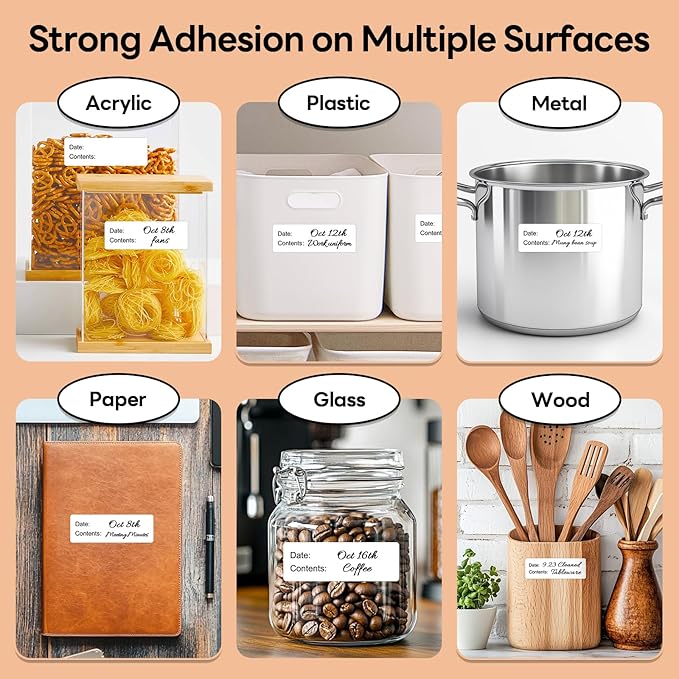 1" x 3" Freezer Labels, Waterproof & Oil-Resistant Write-On Freezer Labels - Image 7