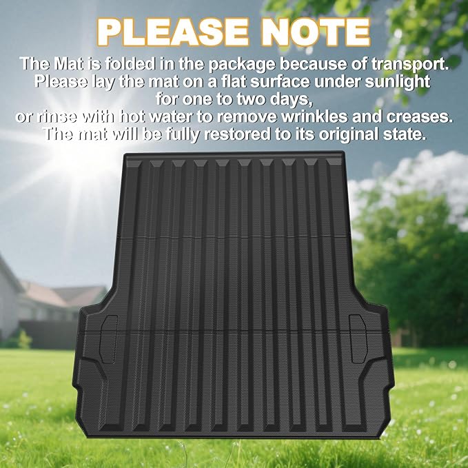 Truck Bed Mat for 2026 2025 2024 Toyota Tacoma, All Weather Truck Bed Liner for - Image 5