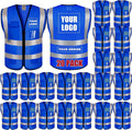 BeautyWill Custom Logo 10/20 Pack Safety Vest Class2 High Visibility Vest by BeautyWill