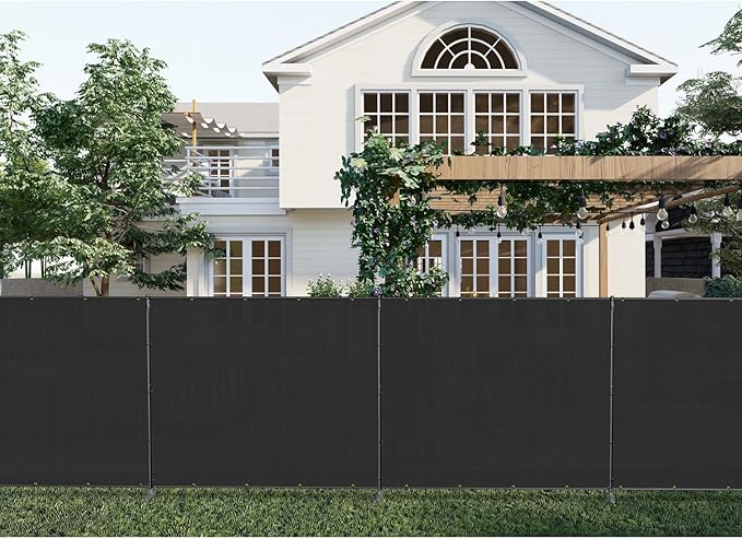 Patio 6' x 62' Outdoor Privacy Screen Freestanding Temporary Fence Panels Net - Image 6