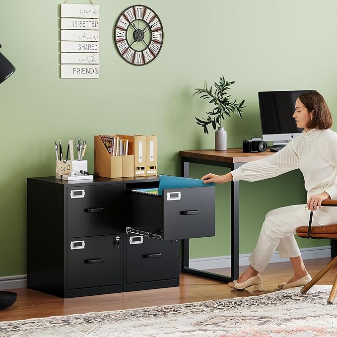 Letaya 2 Drawer File Cabinet - Image 2