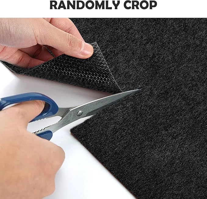450 GSM Extra Thick Waterproof Black Carpet Runner - Image 5