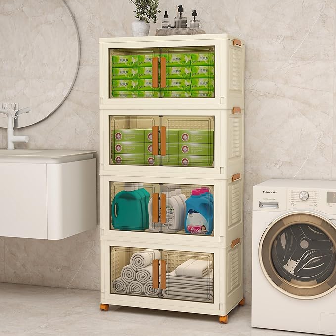Plastic Stackable Storage Bins - Image 5