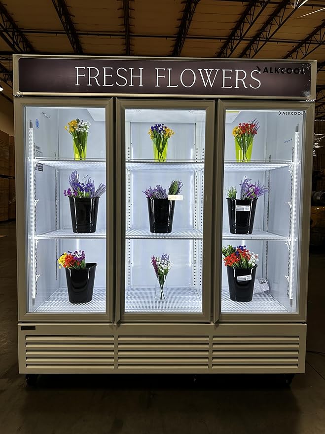 Commercial Flower Refrigerator Floral Display Cooler, ETL Sanitation, 63.5 Cuft - Image 8