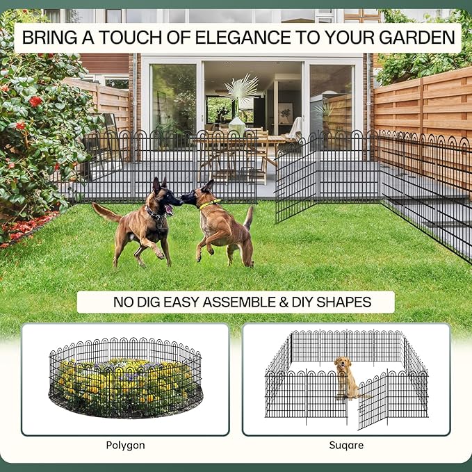 15 Panels Tall Garden Animal Barrier Fence - Image 4