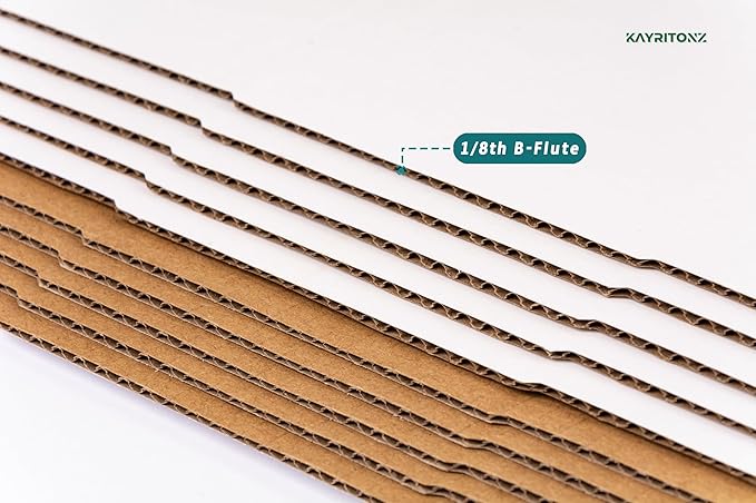 50 Pack 9x6x1.3 inch Corrugated Cardboard Boxes - Image 4