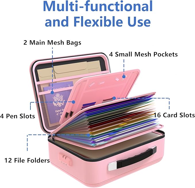 TIGERKING Fireproof Document Box Hard Case - Image 5