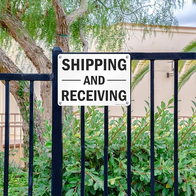 SmartSign-S-5803-AL-14 "Shipping And Receiving" Sign | 10" x 14" Aluminum - Image 3
