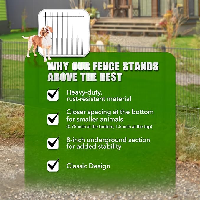 WESLEY'S CORNER Tall Fence Panels - Image 5