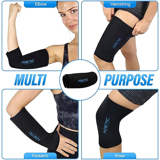 Value 2 Pack | Elbow Ice Pack Wrap & Knee Ice Pack Wrap - Image 11