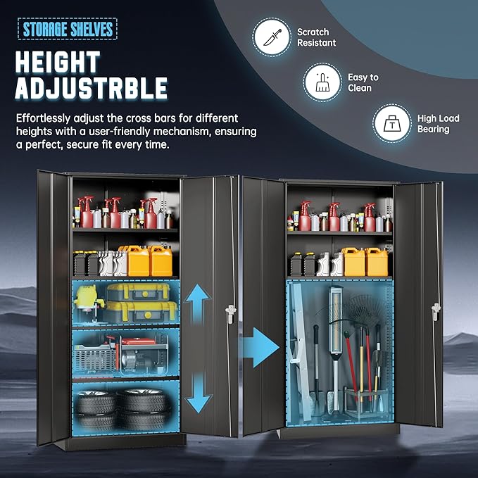 Superday Metal Storage Cabinet - Image 4