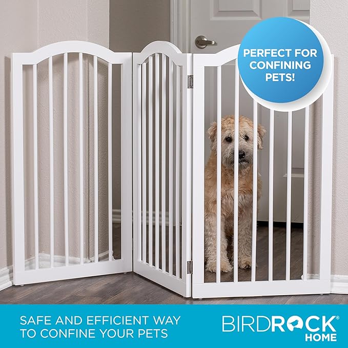 INTERNET'S BEST Arched Top Dog Gate | 3 Panel, and Porch | Portable, Extra Wide - Image 4