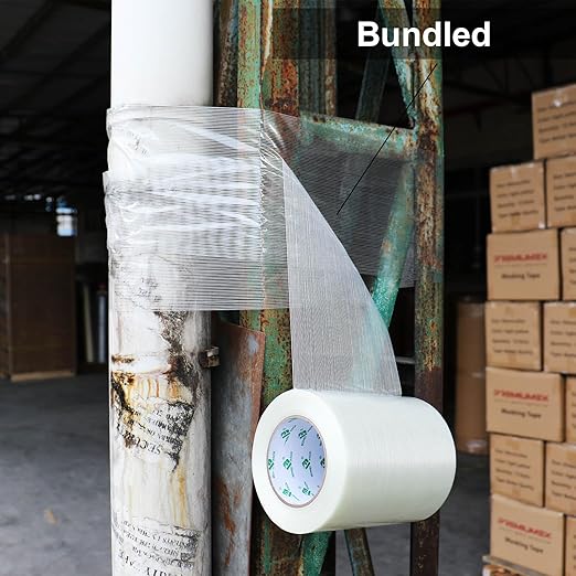 BOMEI PACK Wide Strapping Tape 6Inch, Heavy Duty Reinforced Packing Tape - Image 7