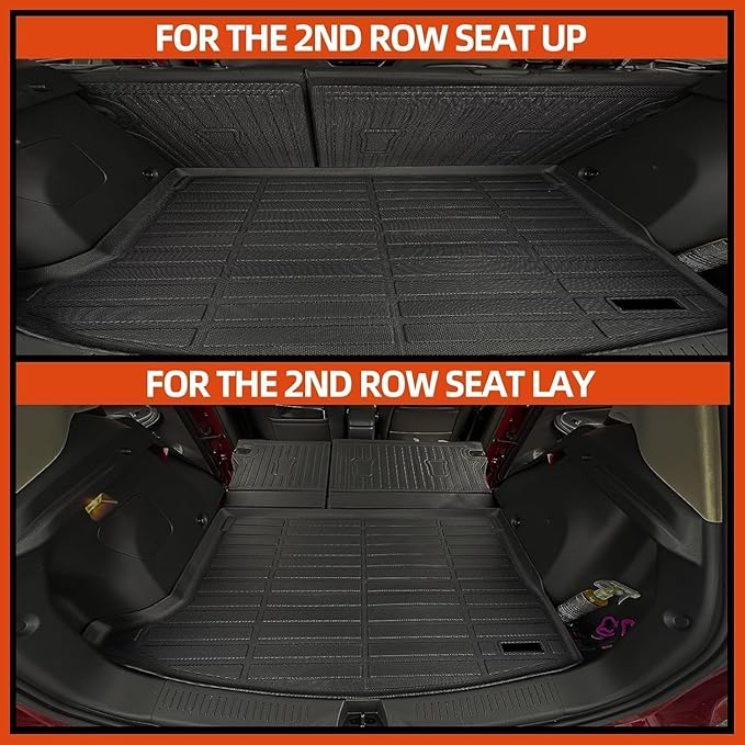 All Weather Floor Mats for Cadillac Optiq 2025 2026 Floor Mats & Cargo Mat & - Image 4