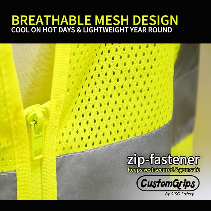 CustomGrips BY SISO SAFETY Vest - Image 5