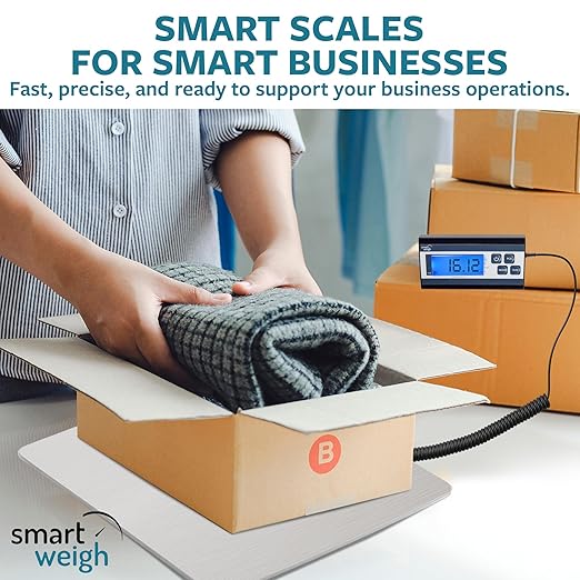 Smart Weigh 440 lbs x 1 oz. Digital Heavy Duty Shipping and Postal Scale - Image 2