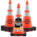Xpose Safety 28 Inch Orange Traffic Cones by XposeSafety