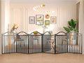 BHG Metal No-Assembly Freestanding Dog Gate by BHG