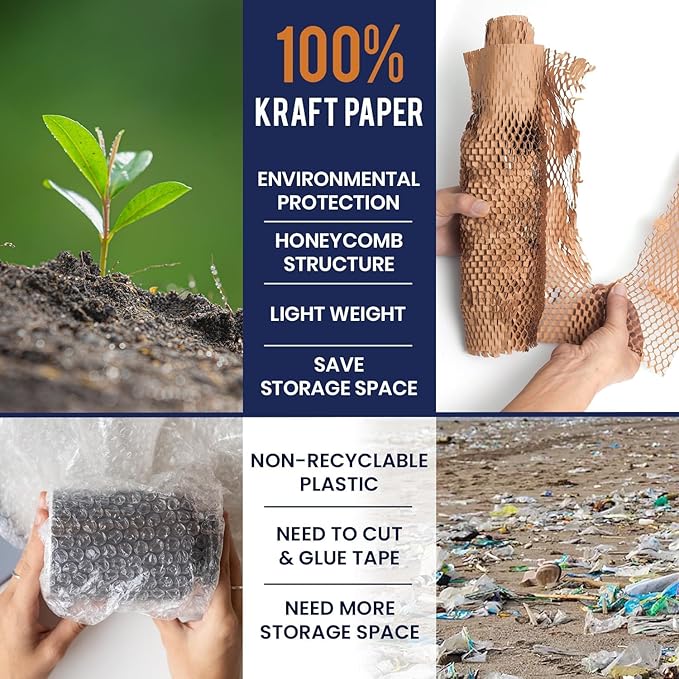 Honeycomb Packing Paper 15" x 500ft - Image 3