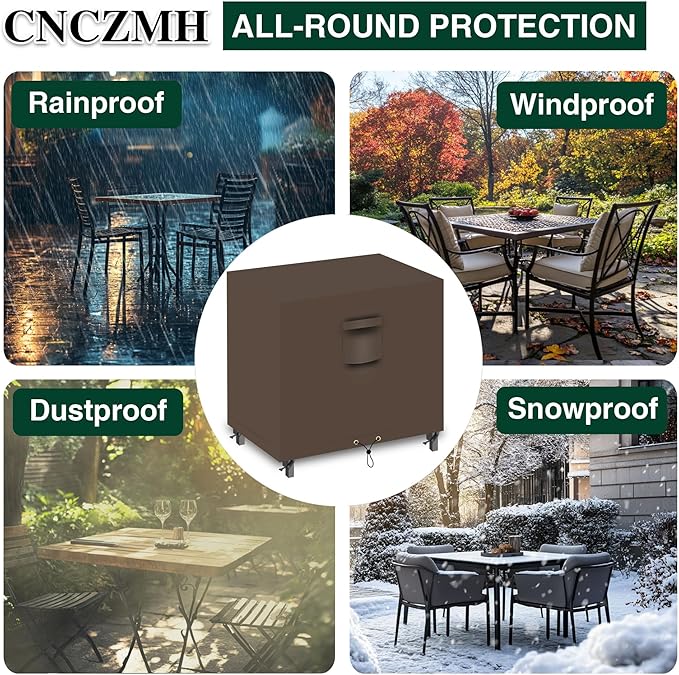 Heavy Duty Patio Furniture Covers Waterproof, 600D Outdoor Furniture Cover - Image 6