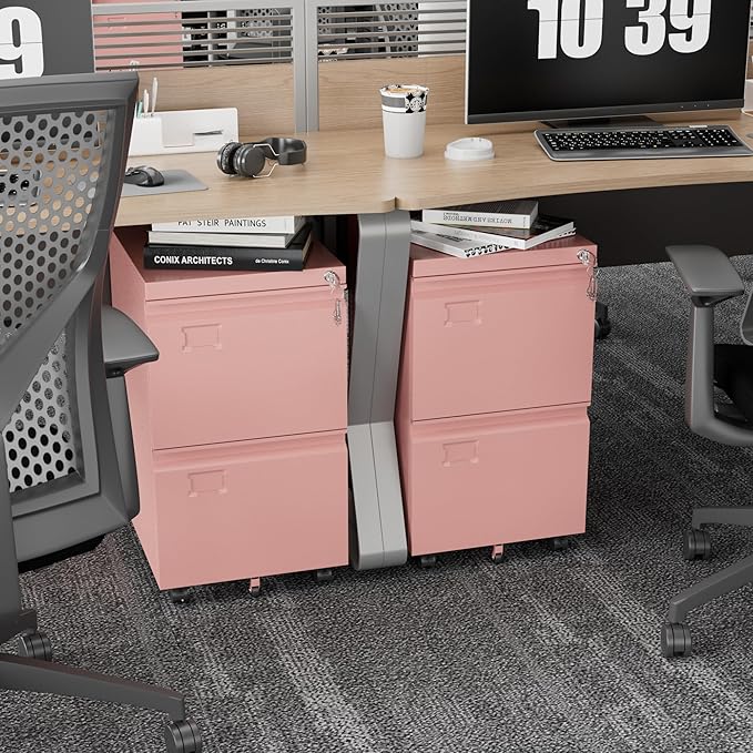 Aobabo 2 Drawer File Cabinet - Image 2