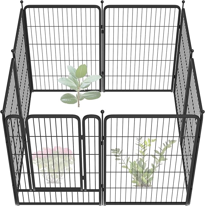 FXW Garden Fence Outdoor for The Yard – 40in x 18.2ft Heavy Duty Metal Animal by FXW