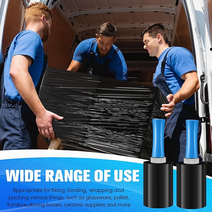 Jutom 16 Pcs Stretch Wrap Roll Plastic Wrap - Image 7