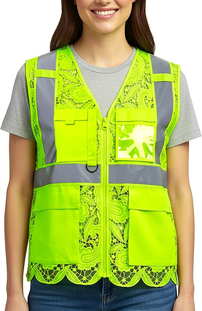 Lace-Mesh Safety Vest for Women & Men - Image 2